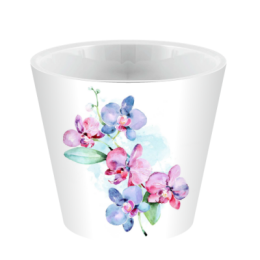 Горшок для цветов London Orchid Deco 160 мм 1,6 л ING6196ГЛ голубая орхидея