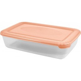 Емкость для хранения пищевых продуктов Polar прямоугольная 0,9 л PT1671ПК-20 персиковая карамель