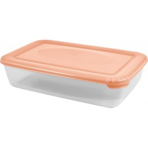 Емкость для хранения пищевых продуктов Polar прямоугольная 0,9 л PT1671ПК-20 персиковая карамель