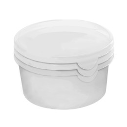 Набор контейнеров для заморозки продуктов Lucky Friday Frozen 3 шт 0,75 л круглые прозрачный