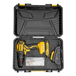 Denzel Дрель-шуруповерт аккумуляторная ударная бесщет. CIDH-BL-20, Li-Ion, 20 В 26137 