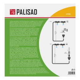 Palisad Система туманообразования, полиэтиленовый шланг, длина 15 м, форсунки 15 шт 676798