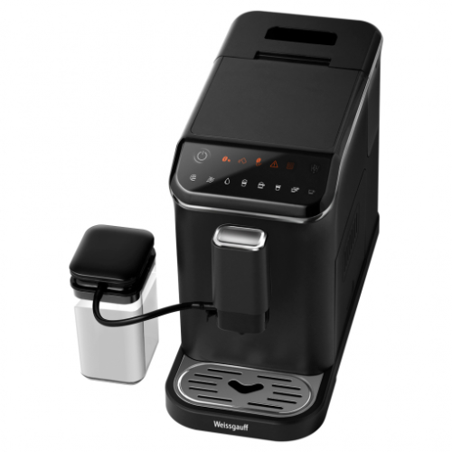 Кофемашина WEISSGAUFF WCM-325 Black Automatic Touch Cappuccino