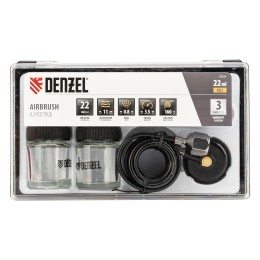 Denzel Аэрограф с нижним бачком AB2, 0,8 мм, 22 мл, 11 л/мин 57311