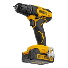 Denzel Дрель-шуруповерт аккумуляторная CDQ-20, Li-Ion, 20 В 26118