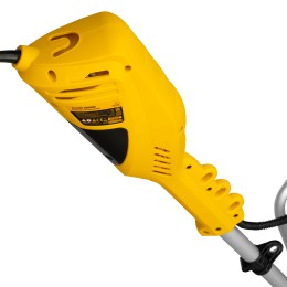 Denzel Триммер электрический TE-1400, 1400 Вт, 420 мм, катушка + диск, разборная штанга 96612