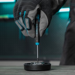 Gross Набор отверток для точной механики, CrMo, двухкомпонентные рукоятки, 6 шт, пластиковый бокс 13347