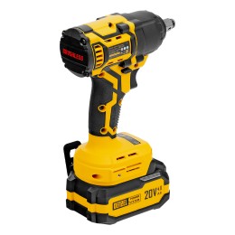 Denzel Гайковерт ударный аккумуляторный бесщет. CIWH-BL-20-500, Li-Ion, 20 В 26524