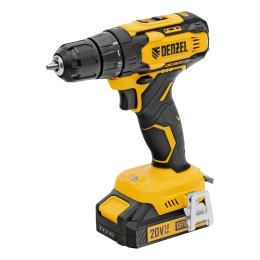 Denzel Дрель-шуруповерт аккумуляторная CDQ-20, Li-Ion, 20 В 26118