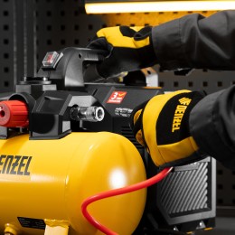 Denzel Компрессор DLS750/6 безмасляный малошумный 750 Вт, 140 л/мин,ресивер 6 л 58019