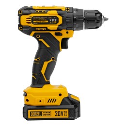 Denzel Дрель-шуруповерт аккумуляторная CDQ-20, Li-Ion, 20 В 26118