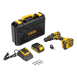 Denzel Дрель-шуруповерт аккумуляторная ударная бесщет. CIDH-BL-20, Li-Ion, 20 В 26137 