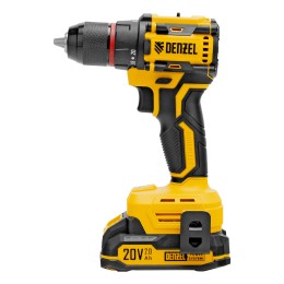 Denzel Дрель-шуруповерт аккумуляторная бесщет. CDH-BL-20, Li-Ion, 20 В 26123
