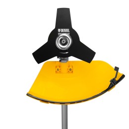 Denzel Триммер электрический TE-1400, 1400 Вт, 420 мм, катушка + диск, разборная штанга 96612