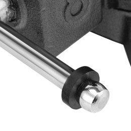 Denzel Тиски слесарные BVH-200, 200 мм, поворотные, стальная направляющая, с наковальней 18686