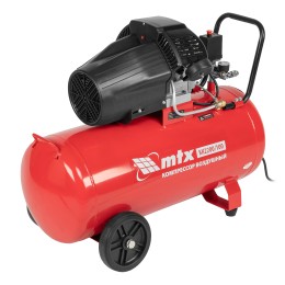 Matrix Компрессор воздушный КК-2200/100, 2,2 кВт, 350 л/мин, 100 л, прямой привод, масляный 58033