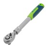 Ключ-трещотка телескопический 1/2", 300-430 мм, 72 зуба, с быстрым сбросом Сибртех 14077