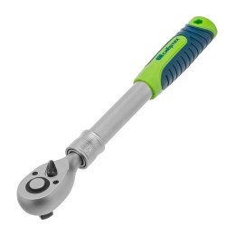 Сибртех Ключ-трещотка телескопический 1/2", 300-430 мм, 72 зуба, с быстрым сбросом 14077