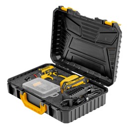 Denzel Дрель-шуруповерт аккумуляторная бесщет. CDH-BL-20, Li-Ion, 20 В 26123