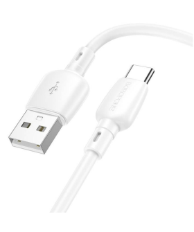 BOROFONE BX93/ USB кабель Type-C/ 1m/ 3A/ White