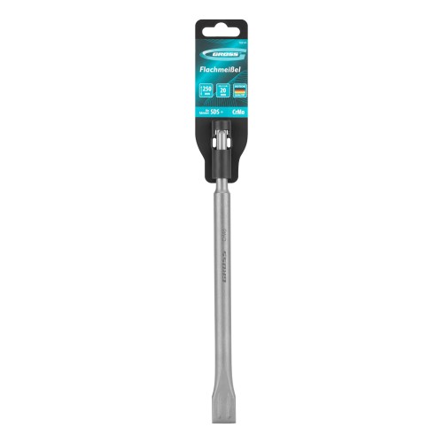 Зубило плоское 20 х 250мм, CrMo, SDS PLUS Gross  703141