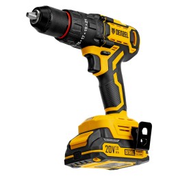 Denzel Дрель-шуруповерт аккумуляторная ударная бесщет. CIDH-BL-20, Li-Ion, 20 В 26137 