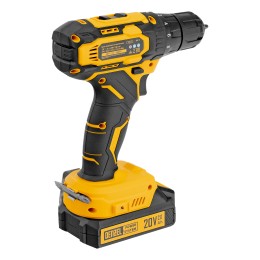 Denzel Дрель-шуруповерт аккумуляторная CDQ-20, Li-Ion, 20 В 26118