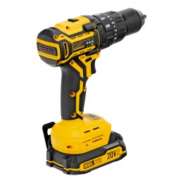 Denzel Дрель-шуруповерт аккумуляторная ударная бесщет. CIDH-BL-20, Li-Ion, 20 В 26137 