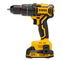 Denzel Дрель-шуруповерт аккумуляторная ударная бесщет. CIDH-BL-20, Li-Ion, 20 В 26137 