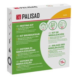 Palisad Система туманообразования, полиэтиленовый шланг, длина 15 м, форсунки 15 шт 676798