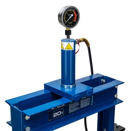 Stels Пресс гидравлический с манометром и педалью, 20 т (комплект из 2 частей) 52314