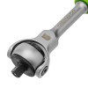 Ключ-трещотка 1/4", 72 зуба, поворотная голова, с быстрым сбросом Сибртех 14035