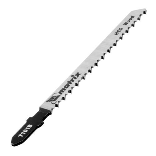 Полотно для электролобзика по дереву, 1 шт, T101B, 75 х 2.5 мм, HCS Matrix  Professional 78201