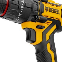 Denzel Дрель-шуруповерт аккумуляторная ударная бесщет. CIDH-BL-20, Li-Ion, 20 В 26137 