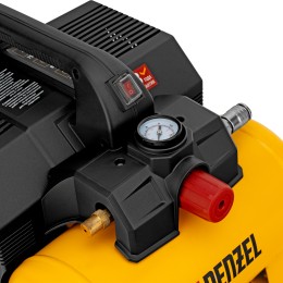 Denzel Компрессор DLS750/6 безмасляный малошумный 750 Вт, 140 л/мин,ресивер 6 л 58019
