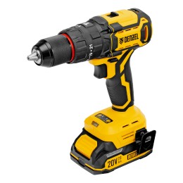 Denzel Дрель-шуруповерт аккумуляторная ударная бесщет. CIDH-BL-20, Li-Ion, 20 В 26137 