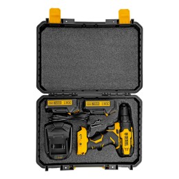 Denzel Дрель-шуруповерт аккумуляторная CDQ-20, Li-Ion, 20 В 26118