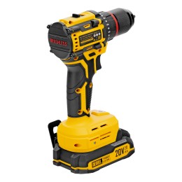 Denzel Дрель-шуруповерт аккумуляторная бесщет. CDH-BL-20, Li-Ion, 20 В 26123