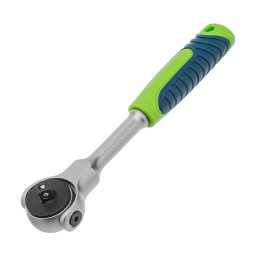 Сибртех Ключ-трещотка 1/4", 72 зуба, поворотная голова, с быстрым сбросом 14035