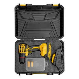 Denzel Дрель-шуруповерт аккумуляторная бесщет. CDH-BL-20, Li-Ion, 20 В 26123