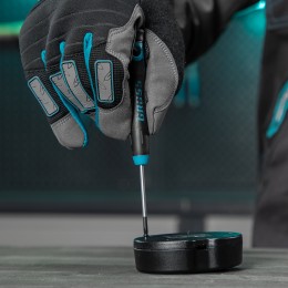 Gross Набор отверток для точной механики, CrMo, двухкомпонентные рукоятки, 6 шт, пластиковый бокс 13347