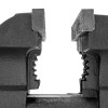 Тиски слесарные BVH-200, 200 мм, поворотные, стальная направляющая, с наковальней Denzel 18686