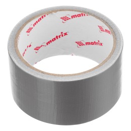 Matrix Лента клейкая армированная, влагостойкая, 48 мм х 10 м, серебристая 89070