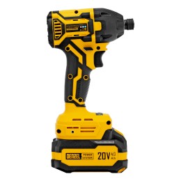 Denzel Винтоверт ударный аккумуляторный бесщет. CIDH-BL-20-270, Li-Ion, 20 В 26514