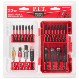 P.I.T. Набор ударных бит и торцевых головок DRUA ASET04-0022