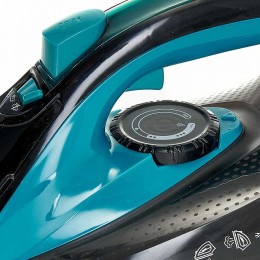 DELTA Утюг электрический 2000 Вт черный с бирюзовым LUX DE-3000