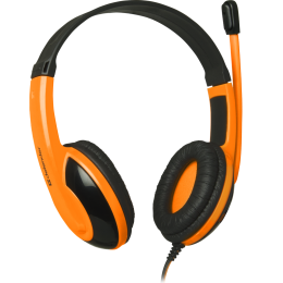 Defender Гарнитура (64099) WARHEAD G-120 черный /оранжевый