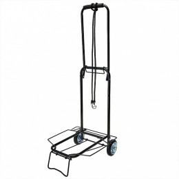 DELTA Тележка багажная ручная 50 кг DT-26 с металлическими колесами, черная