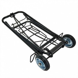 DELTA Тележка багажная ручная 50 кг DT-26 с металлическими колесами, черная