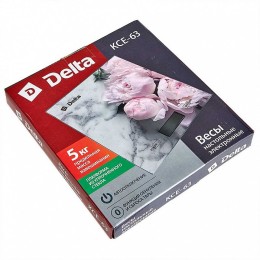 DELTA Весы электронные настольные 5 кг Пионы KCE-63 